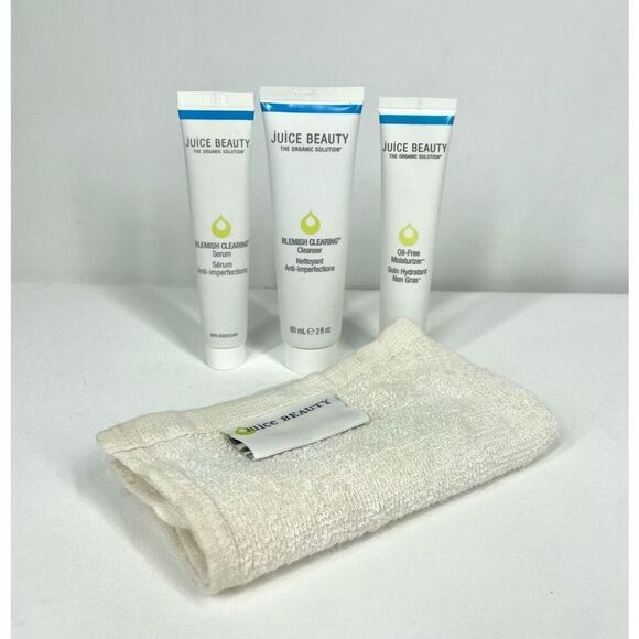 Juice Beauty 4pc Blemish Clearing Best Seller Oil Control Kit ~ Sealed - Picture 1 of 2